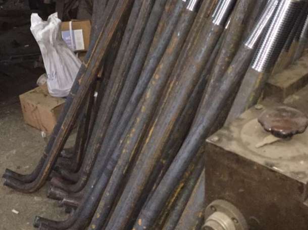  Болты фундаментные изогнутые , фотография 1