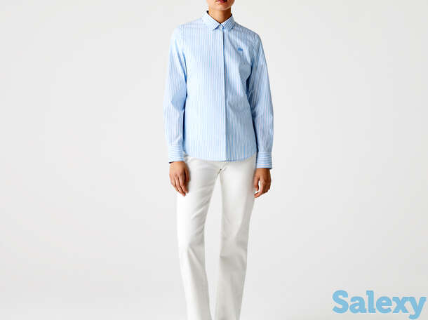 Женская рубашка lacoste slim fit, фотография 1
