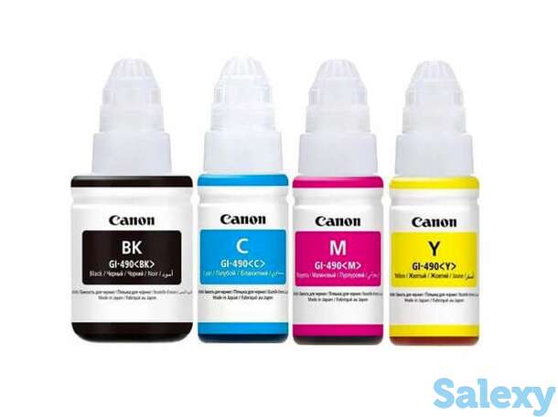 Оригинальные чернила для canon pixma g2400 (4 цвета), фотография 1