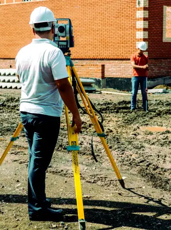 Геодезист, границы участка, топосъемка, диагональ, разбивка, вынос, фотография 7