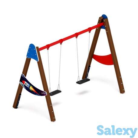 Качели уличные д2 космопорт ио 12.д.03.03.02-п, фотография 1