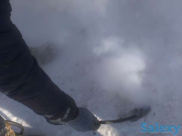 Отогрев арыка, водостоков, сливов, ливневки парогенератором без вреда. Астана, фотография 2