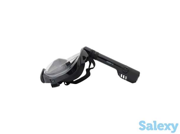 Маска подводная полнолицевая sargan галактика премиум черная/черная/черная, фотография 6