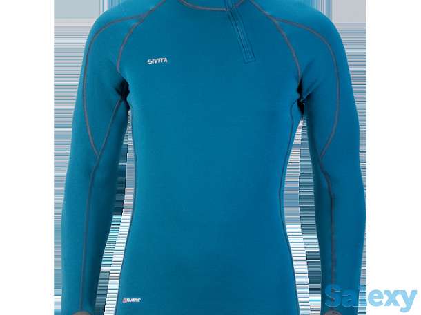 Термобелье майка сивера сноуи вп(м) с воротником и полуперчаткой мужская черная, фотография 5