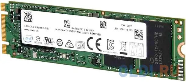 Твердотельный накопитель ssd m.2 240 gb intel ssdsckkb240g801 read 555mb/s write, фотография 1
