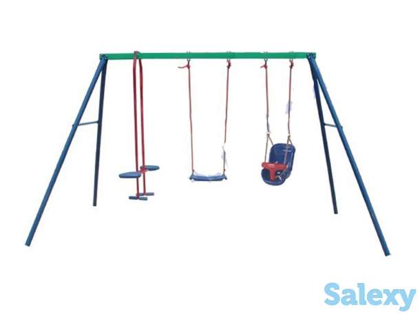 Качели уличные 4 местные, фотография 1