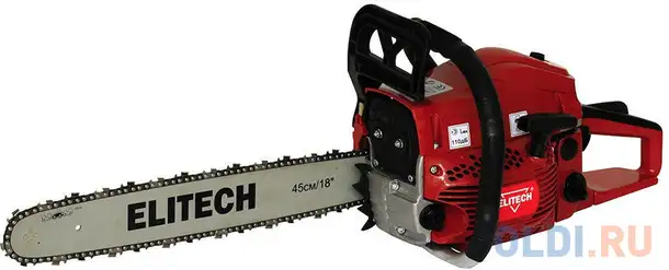 Бензопила elitech бп 45/18, фотография 1