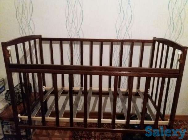 Продам детскую кроватку с матрасиком, фотография 3