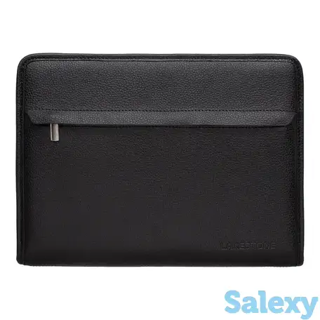 Мужская кожаная папка orland black, фотография 1