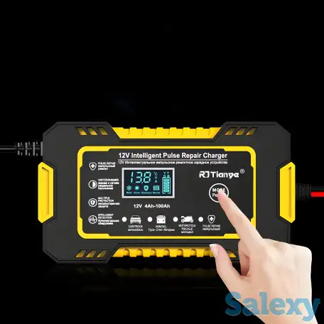 RJ Tianye! Цифровое зарядное устройство для АКБ. 6 А, 12 В. Топ 2023г, фотография 3