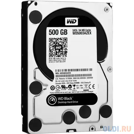 Жесткий диск western digital caviar black wd5003azex 500 gb, фотография 1
