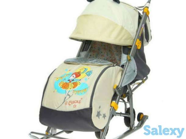 Санка коляска Nika Pikate г. Астана РАССРОЧКА КРЕДИТ, Kaspi Red, ДОСТАВКА!, фотография 2