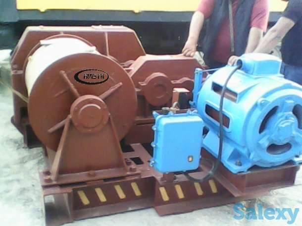 Лебедка маневровая электрическая ЛМ-160 с тросом, фотография 2