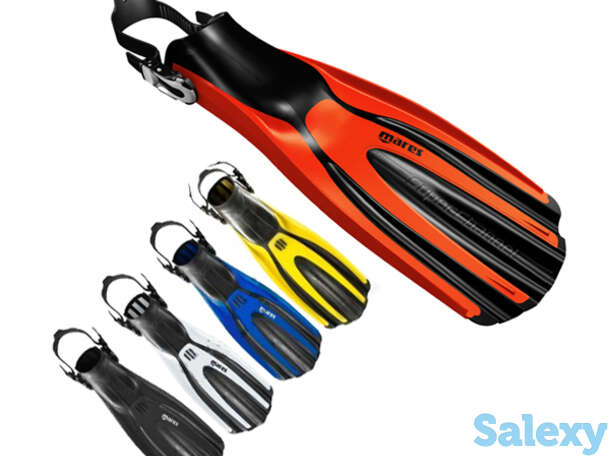 Ласты регулируемые mares avanti superchannel oh - цв.желтый. с эласт.фиксатором, фотография 1