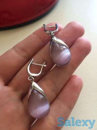 Серебряные серьги, фотография 1
