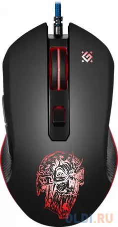 Мышь проводная defender sleipnir gm-927 чёрный usb, фотография 1