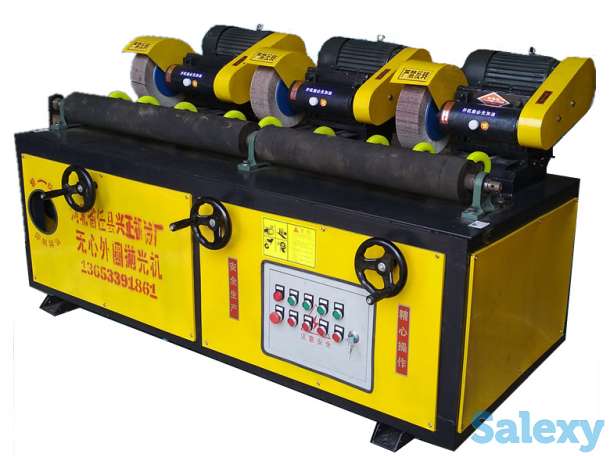 Автоматический станок для очистки профильных и круглых труб от ржавчины., фотография 1