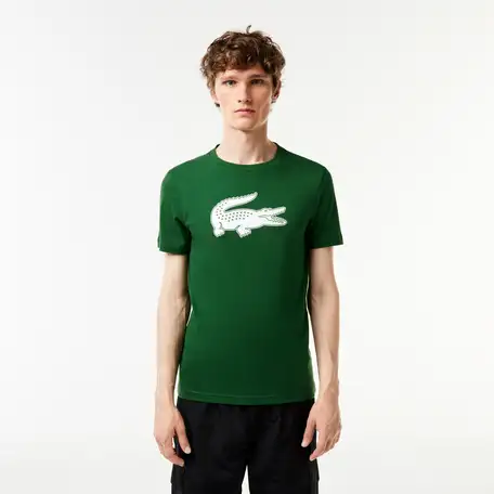 Мужская футболка lacoste  с принтом, фотография 1