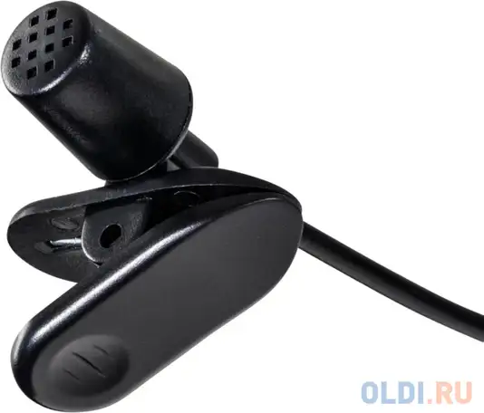 Микрофон проводной hama 00139906 2м черный, фотография 1