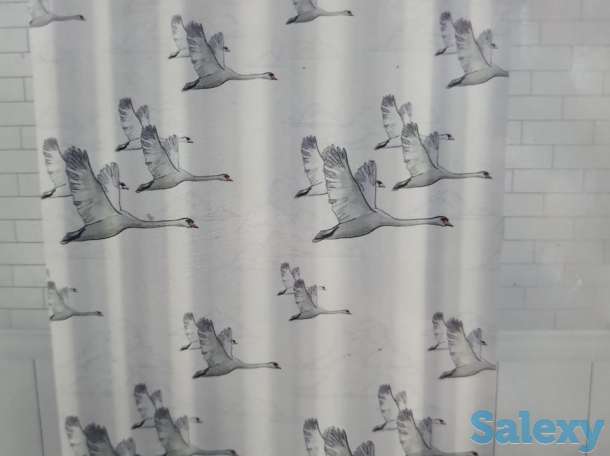 Шторка для ванны и душа, турецкая, с птицами гусями, фотография 5