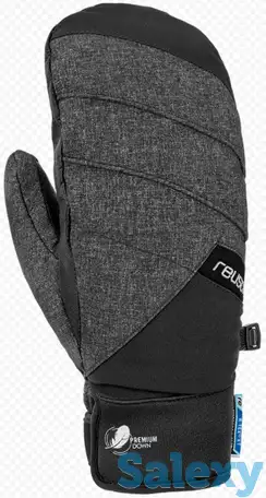 Варежки reusch 20-21 febe r-tex xt black\black melange w, фотография 1