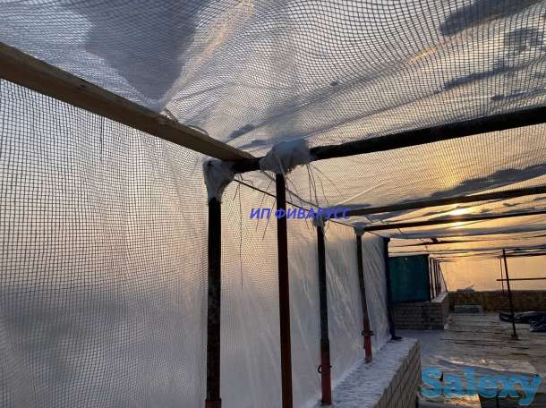 Пленка.Армированная пленка.Пленка для парника,теплиц.Пленка для укрытия строительных лесов,фасадов., фотография 3