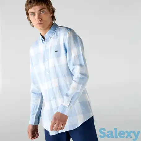 Мужская рубашка lacoste oxford, фотография 1