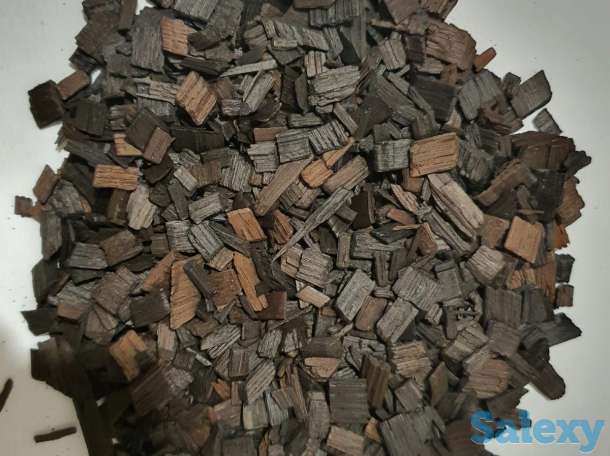 Щепа Кавказского дуба, Чипсы дубовые Сады Алтая сильный обжиг, фотография 5