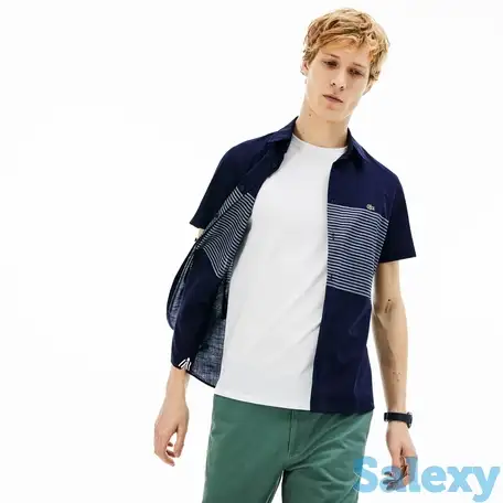 Мужская рубашка lacoste slim fit, фотография 1