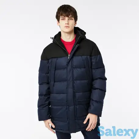 Мужская стёганая куртка lacoste l!ve, фотография 1