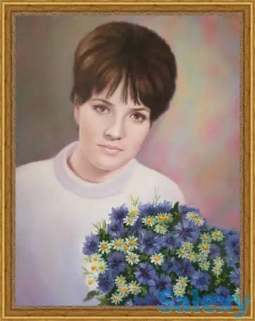 Портрет  по фото на заказ. Ручная работа маслом на холсте., фотография 8