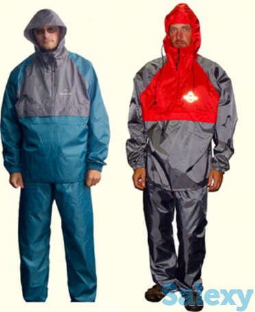 Костюм снаряжение непромокаемый синий/серый, фотография 1