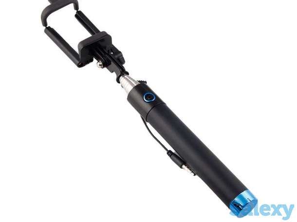 Продам дешевый монопод селфи палка с телескопическим механизмом и проводным подключением к смартфону, ID780, фотография 1