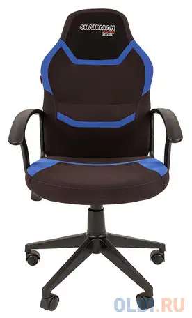 Кресло игровое chairman game 9 new черно/синий, фотография 1