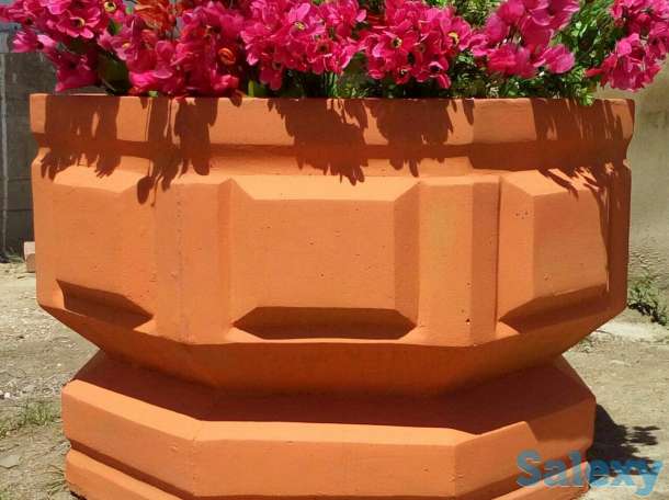 вазоны уличные бетонные, фотография 9