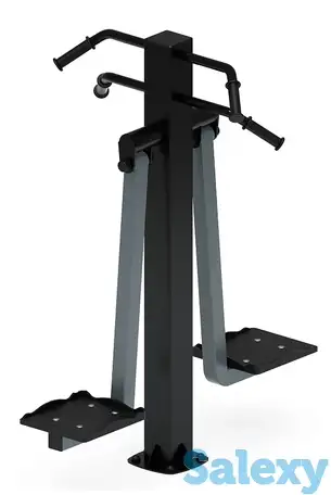 Маятник двойной (серый) - уличный тренажер - ст 029-13, фотография 1