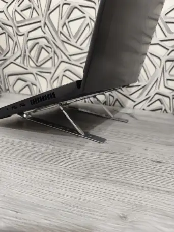 Подставка для ноутбука металлическая, складная, фотография 6