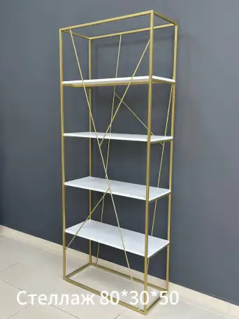 Стеллаж с металлическими ножками Woodhouse в стиле LOFT, фотография 6