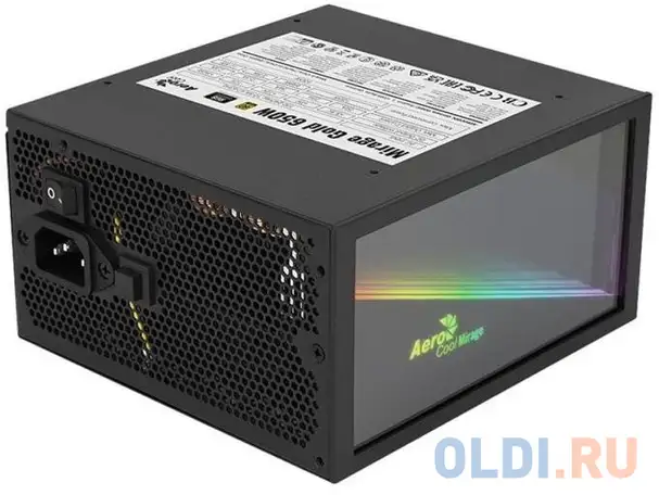 Блок питания aerocool mirage gold 850w fully modular 850 вт, фотография 1