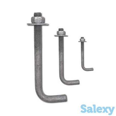 Фундаментные анкерные болты М30*1250 с загибом, фотография 1