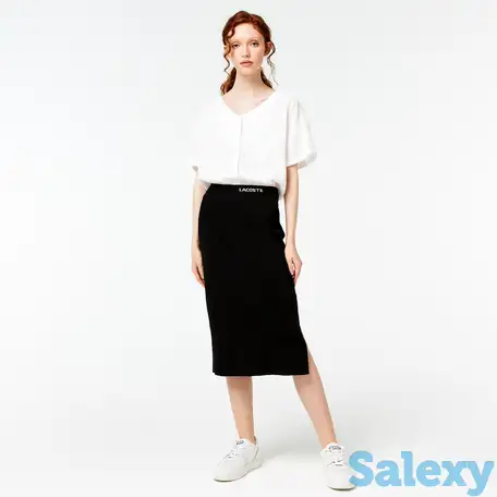 Женская юбка lacoste с эластичным поясом, фотография 1