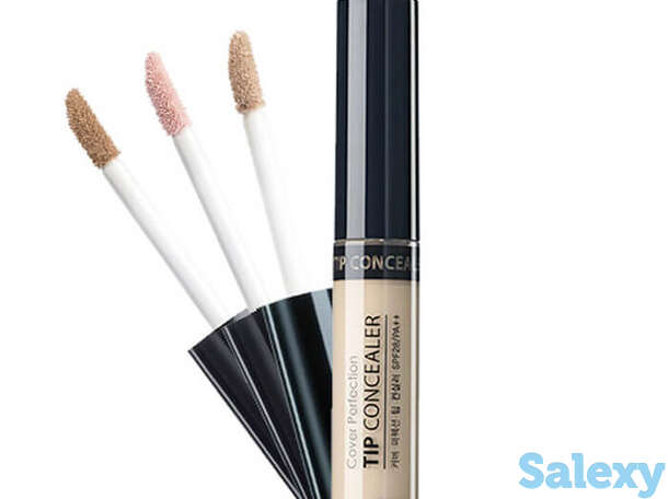 Консилер для лица the saem cover perfection tip concealer, цвет #1.75 middle beige | средне-бежевый, фотография 1