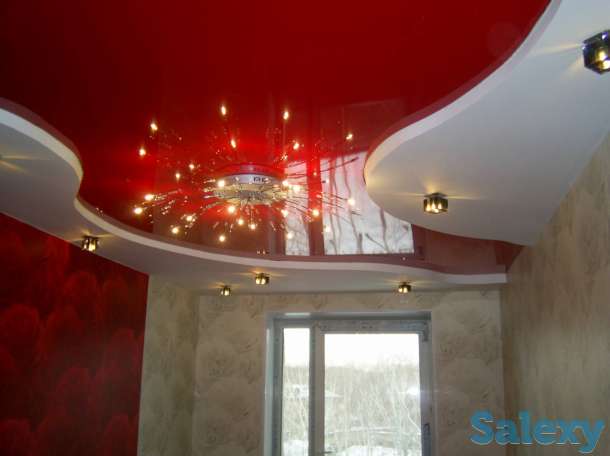 Установка натяжных потолков, фотография 1