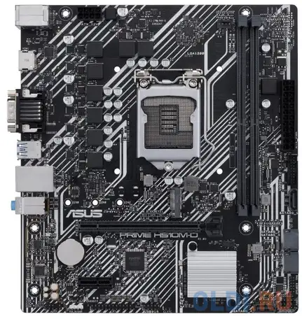 Материнская плата asus prime h510m-d, фотография 1