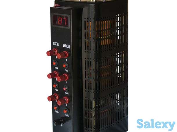 Автотрансформатор (латр) энергия black series tsgc2-6ква 6а (0-520v) трехфазный, фотография 4