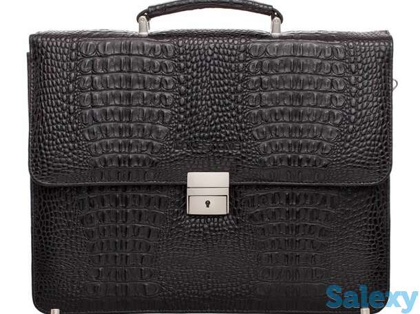 Портфель Braydon Black Caiman, фотография 1