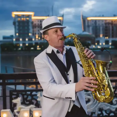 Саксофонист, саксофон, фотография 4