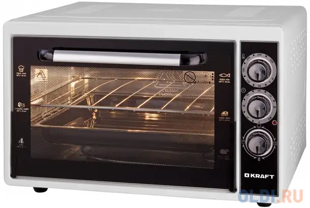 Kraft kf-mo 3801 w мини-печь белый, фотография 1