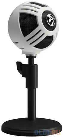 Микрофон для стримеров arozzi sfera microphone - white, фотография 1