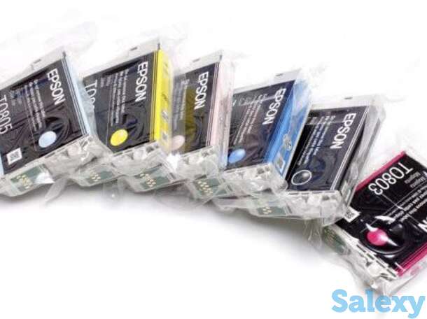 Комплект оригинальных картриджей для epson stylus photo px820fwd, фотография 1